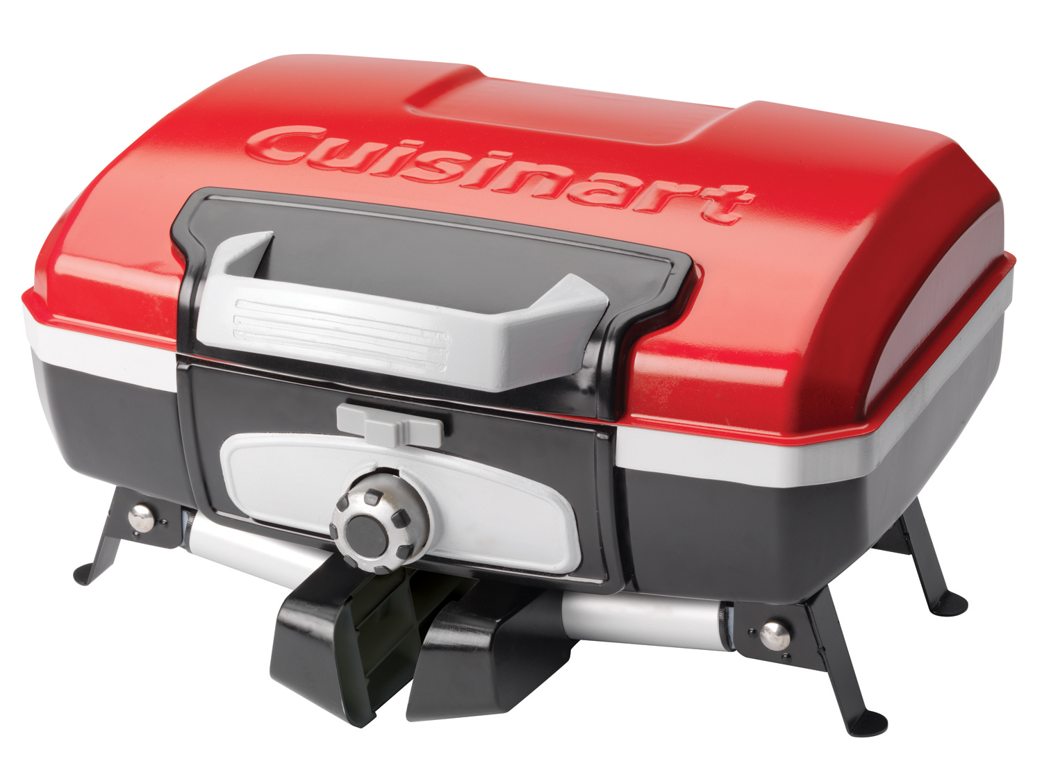 Cuisinart CGG-180T Petite Gourmet Portable Tabletop Outdoor Gas Grill, Red - image 3 of 9
