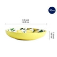 thumbnail image 2 of Bico Lemon Dreams Ceramic 35oz Dinner Bowls, Set of 4, for Pasta, Salad, Cereal, Soup & Microwave & Dishwasher Safe, 2 of 2