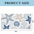 thumbnail image 3 of Blue Starfish Coastal Fluorescent Light Covers, Summer Beach Nautical Coral Sea Magnetic Light Covers for Ceiling Lights, Fluorescent Ceiling Shade Filters for Classroom Bedroom Office 4x2Ft x 2PCS, 3 of 8