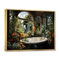 thumbnail image 2 of Designart "Bathroom botanic Retreat II" Bath & Laundry Floater Framed Canvas Print, 2 of 7