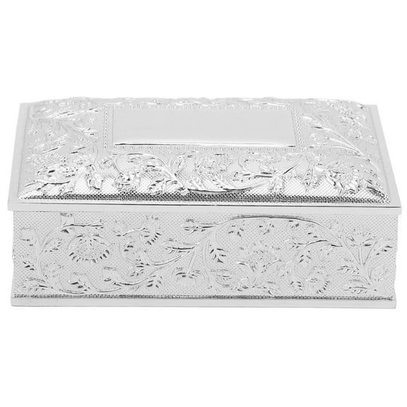 Classical Vintage Jewelry Organizers Box With Quick Flipping Top And Compartmentalized Storage For Brooch Pendant