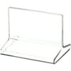 Plymor Clear Acrylic Sign Display / Literature Holder (Top-Load), 3.5" W x 2" H