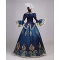 thumbnail image 5 of KEMAO Rococo Victorian Renaissance Costumes Baroque Marie Antoinette Dresses Historical Period 18th Century Dress, 5 of 5