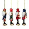 thumbnail image 3 of Northlight 4ct Wooden Nutcracker Christmas Ornament Set 5" - Red/Green, 3 of 8