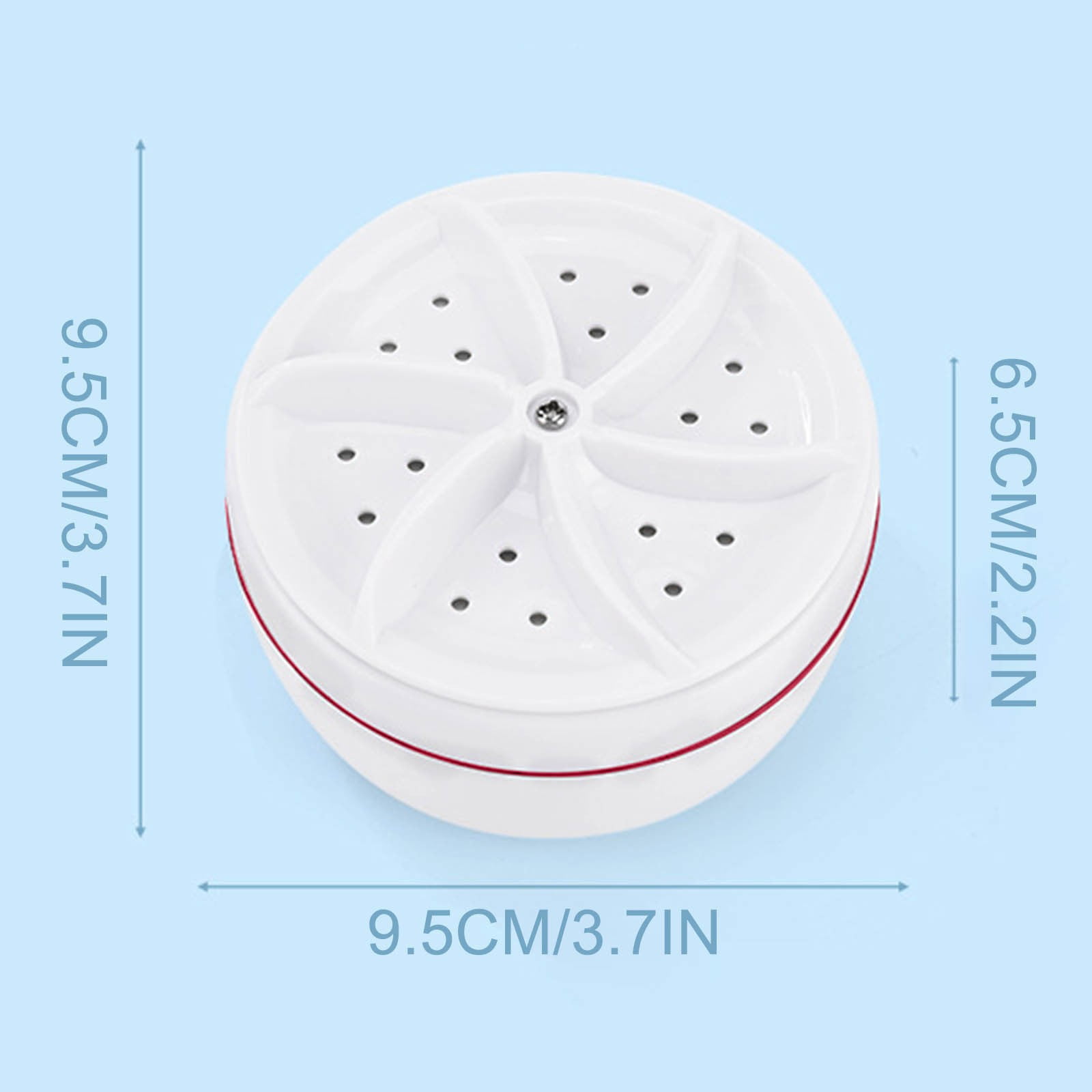 4 Pcs Portable Ultrasonic Washing Machine USB Powered Mini Turbo Spinner Automatic Laundry Washer for Travel Camping Underwear Socks
