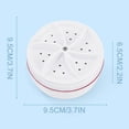 thumbnail image 4 of Fiudx Minilavadora Portátil, Tecnología de Limpieza Ultrasónica, Diseño con Alimentación Por Usb, Función de Centrifugado Turbo Automático, Ahorro de Energía, Ideal para Viajes y Uso Doméstico, Tamañ, 4 of 6