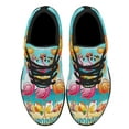 thumbnail image 2 of Hello Summer Flamingos Shoes Sneakers Black Size 11, 2 of 7