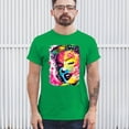 thumbnail image 3 of Tee Hunt Dean Russo Colorful Marilyn T-Shirt Neon Hot Symbol Starlet Men's Tee, Green, 3X-Large, 3 of 5