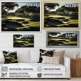 thumbnail image 4 of Designart "Precise Putting on the Golf Course I" Sports Floater Framed Wall Art Living Room, 4 of 7