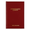 Standard Diary Daily Reminder Book, 2024 Edition, Medium/College Rule, Red Cover, (201) 7.5 x 5.13 Sheets | Bundle of 2 Each