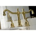 thumbnail image 4 of Kingston Brass KS1977KL Whitaker Widespread Bathroom Faucet with Brass Pop-Up, Brushed Brass, 4 of 8