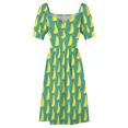 thumbnail image 5 of Banana Boats Sleeveless Dress Aesthetic clothing Elegant gown, 5 of 7