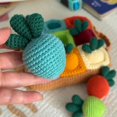 thumbnail image 5 of Orangide Montessori Carrot Classification Toy Handmade Crochet Carrot Toddler Educational Color Sorting Fine Motor Skill Learning Gift, 5 of 7