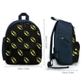 thumbnail image 3 of Batman Backpack, Casual Bookbag, Lightweight Durable Daypack, 12.6x9.4x5.9 Inch, 3 of 6