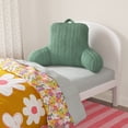thumbnail image 2 of Mainstays Kids Ribbed Corduroy Plush Backrest Pillow, Light Green, 33" x 13" x 25", 2 of 5