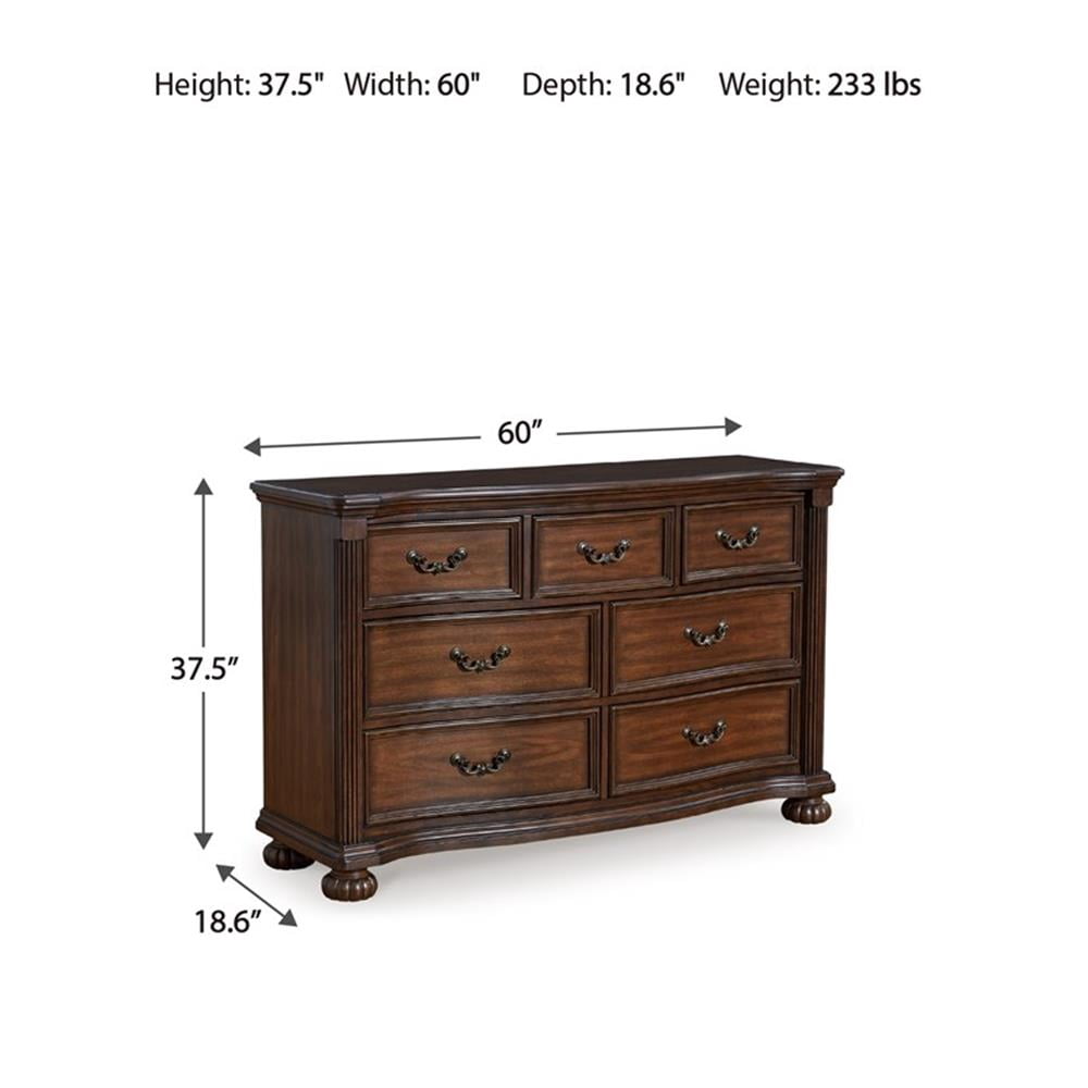 Ashley Furniture Lavinton Brown Dresser