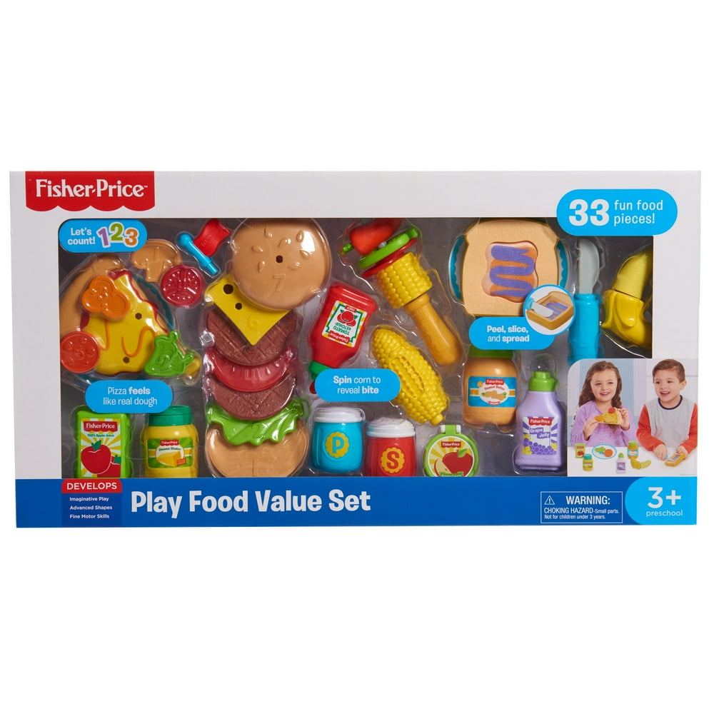FisherPrice Play Food Set 33 Pieces