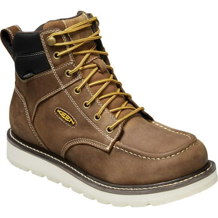 

Men s KEEN Utility Cincinnati 6 Waterproof Soft Toe Work Boot Belgian/Sandshell Full Grain Waterproof Leather 11.5 D