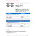 thumbnail image 2 of Rear Brake Pad Set - Compatible with 2007 - 2018 BMW X5 2008 2009 2010 2011 2012 2013 2014 2015 2016 2017, 2 of 2
