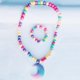 thumbnail image 4 of Niños Collar Pulsera Conjuntos Luna Unicornio Corazón Forma Estrella Collar Pulsera Princesa Collar Pulseras Conjunto 4 Piezas Inevent AP005583-00, 4 of 6