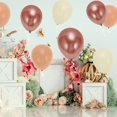 thumbnail image 5 of Unique Bargains 20pcs Latex Party Balloons with Ribbon Red Flesh-Colored Rose Gold Tone Pink Beige, 5 of 6