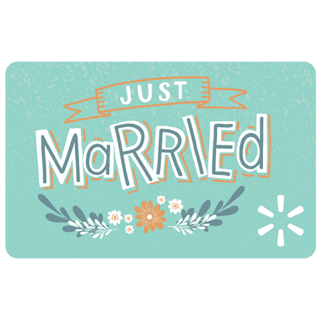 Just Married Walmart eGift Card