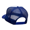 thumbnail image 3 of Surfboard in Sands Patched Two Tone Polyester 5 Panel Foam Front Mesh Back Cap - Royal White OSFM, 3 of 5