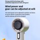 thumbnail image 4 of WX638 Rechargeable Cooling Fan 100 Wind Speeds High Speed Turbine Handheld Fan - Black, 4 of 5