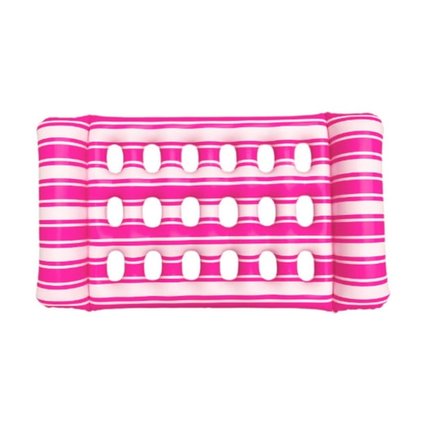 Piscina inflable Flotación Float Lounger PVC Float Lounge para piscina de verano Rosa rojo