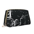 thumbnail image 2 of Xecao New York City1 Print Fashion Makeup PVC Bag Large Capacity Travel Cosmetic Bag for Women Organizer Toiletry Clutch, 2 of 8