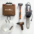 thumbnail image 6 of HUHOLE Pegboard Hooks and Accessories, Peg Board Tool Utility Hooks, Heavy Duty, Black, 10 Pack, 6 of 8