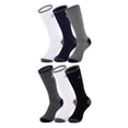 thumbnail image 3 of Chaps Athletic Half Cushion Crew 6-Pack Men's, Sock Size 10-13, 3 of 5