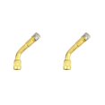 thumbnail image 2 of Kenally Válvula doblada de 45, 90 y 135 grados, adaptador de válvula doblada en ángulo de Metal para coche, convertidor extensor de extensión de tubo Type2 NO2 Kenally CBP025770, 2 of 5