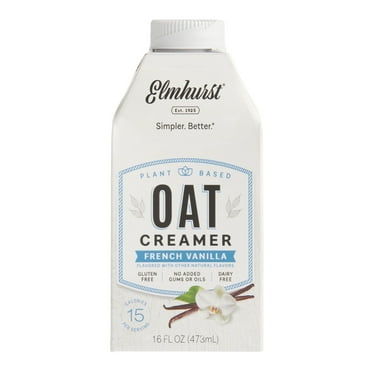 Elmhurst French Vanilla Oat Creamer 16 oz. Pack of 2