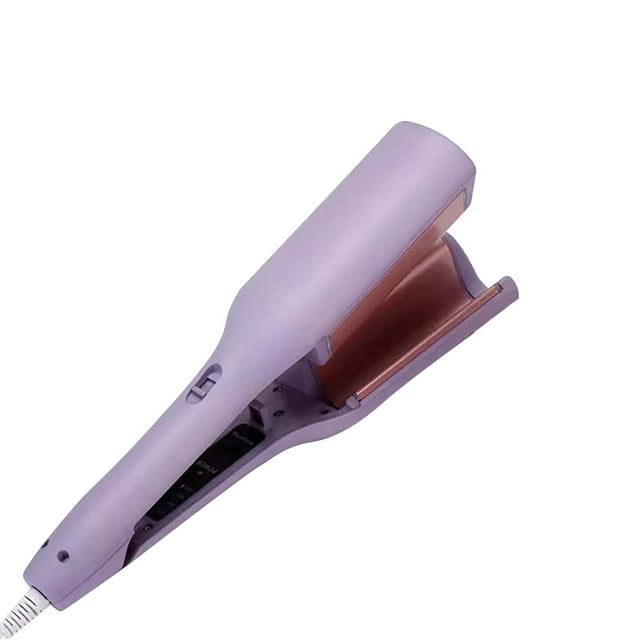 Hearth & Gear French Curling Rommantic French Egg Roll Curling French Egg Roll Curling V Shape Ceramic Hair Crimper Adjustable Temperature Curling Wand (EU) Small for Edges Small Straightener