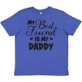 thumbnail image 3 of Inktastic My Best Friend is My Daddy with Hearts Youth T-Shirt, 3 of 5