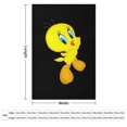 thumbnail image 2 of Manta Tweety Bird Throws de tela de superficie vertical súper suave de varios tamaños, acogedora y cálida, adecuada para cama, sofá, campamento, viajes, para todas las estaciones, liviana y compacta, 2 of 8