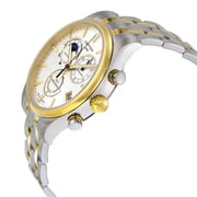 Certina DS-8 Chrono Moonphase Silver Dial Two-tone Mens Watch C0334502203100