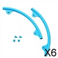 thumbnail image 1 of DYNWAVECA 6x2 Pieces Badminton Racket Head Sleeve Silicone Badminton Accessories, 1 of 10