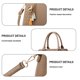 thumbnail image 3 of Bolsos y bolsos para mujer Bolsos bandolera de cuero Bolso de hombro para mujer, 3 of 5
