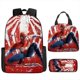 thumbnail image 2 of 3 unids/set estudiantes serie Spiderman mochila estuche para lápices bolsa de almuerzo superhéroe niños colchón de aire arnés impermeable mochilas escolares hola suerte unisex, 2 of 2
