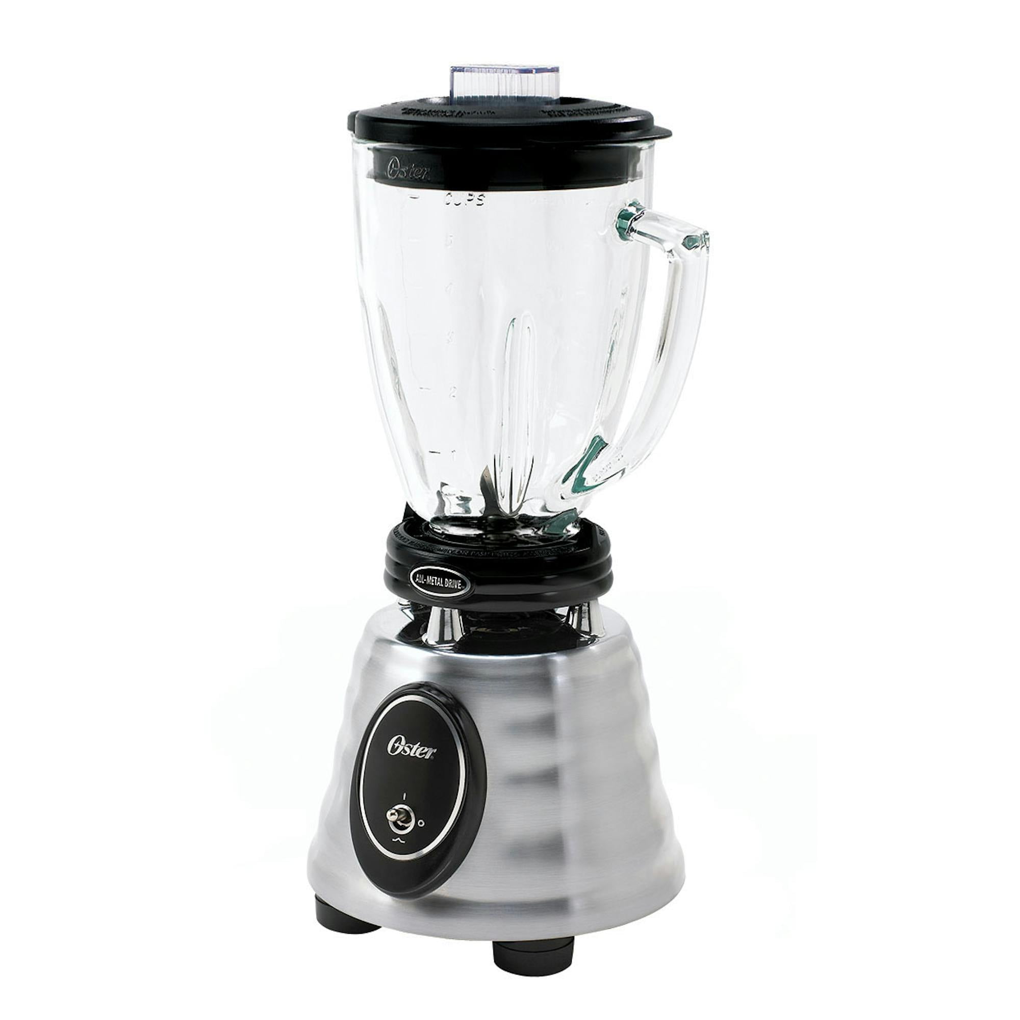 Oster Classic Series Heritage Blender with 6-Cup Glass Jar, Stainless Steel