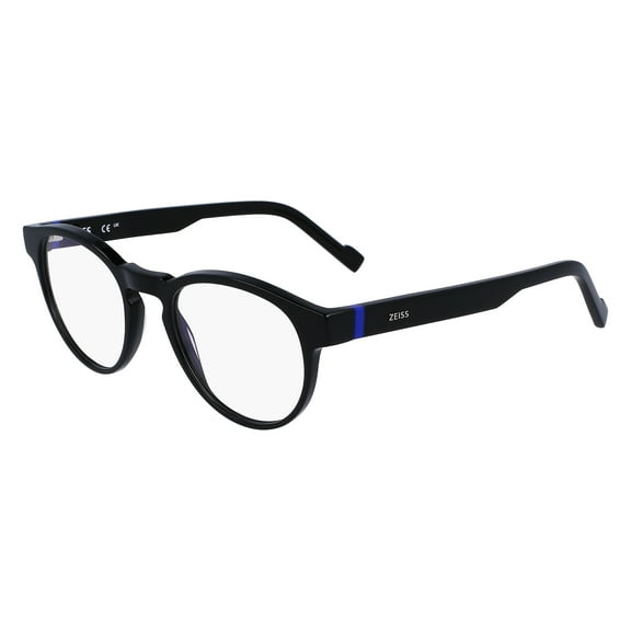 Zeiss ZS23535 001 Men's Black Acetate Oval Shape Frame Eyeglasses