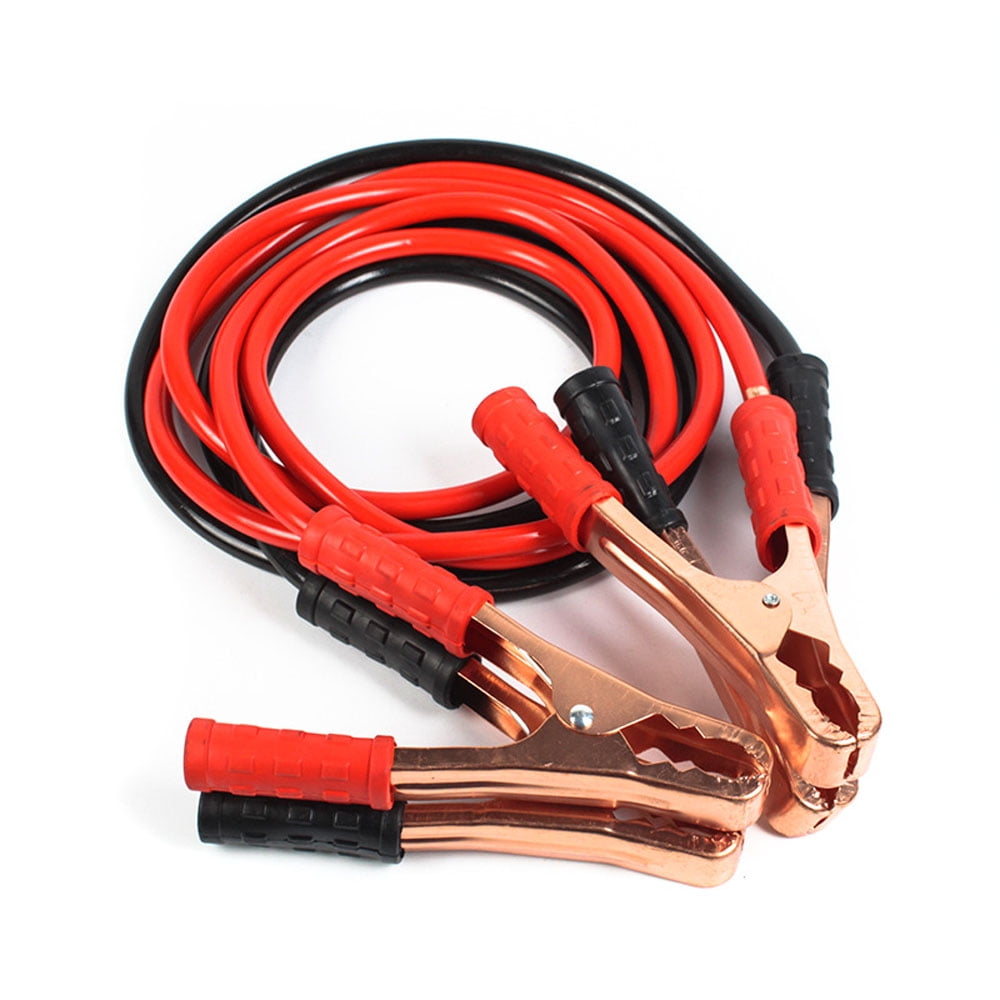 Heavy-Duty 1000A Car Jump Starter Cables - 2m PVC+Copper Battery Booster Cables with Insulated Sheath, Anti-Drop Professional Clips, High Current Conversion for SUVs, Trucks & More - Model BY-321