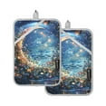 thumbnail image 7 of Yayeee Pot Holders Kitchen Heat Resistant with Pocket 7"x9.8" Cotton Oven Cooking Hot Pads, Crystal Moon, 7 of 7