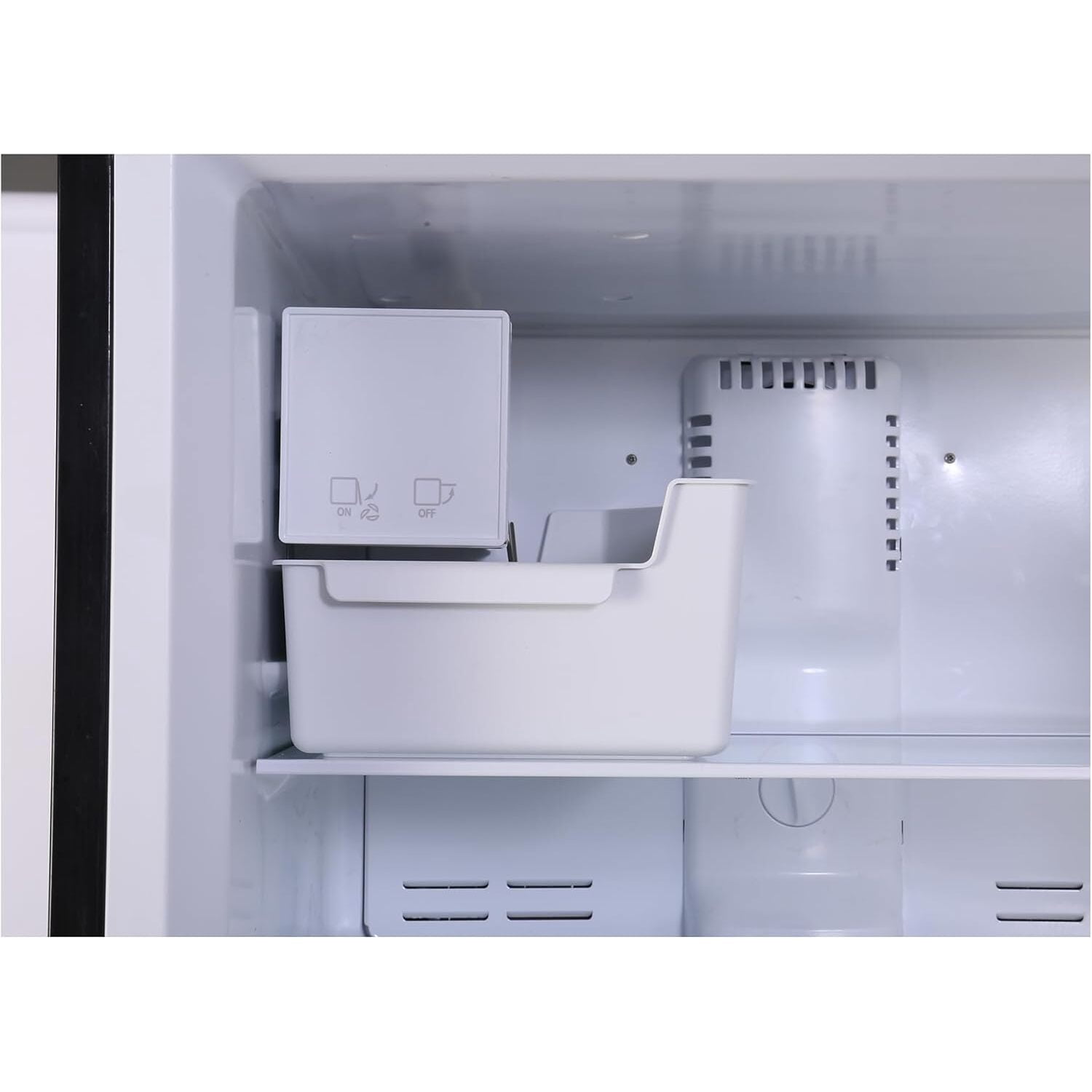 Equator Advanced Appliances Retro Refrigerator 18 cu ft w/ Ice Maker - Vintage Top Mount Fridge 110V, Bisque