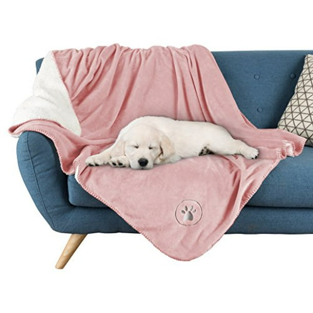 Waterproof Pet Blanket50?x 60? Soft Plush Throw Protects Couch, Chairs