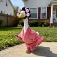 thumbnail image 6 of Lady Porch Goose Outfit Bathrobe for 23" Goose Statue, Funny Yard Decor | 23 Inch Goose Clothes, Flannel Bathrobe Design, Fall Winter Yard Garden Patio Decor, 6 of 6