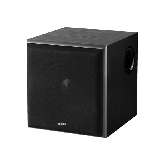 Edifier T5 Caisson de Basses Alimenté - Woofer Actif 70w RMS avec Haut-Parleur 8 Pouces et Filtre Passe-Bas