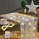 thumbnail image 2 of Cadena de luces LED de 3 m, color blanco cálido, con 30 bombillas, funciona con pilas, modo intermitente, diseño de caja blanca pequeña para decoración de árbol de Navidad, pieza única. Rkxzt, 2 of 6
